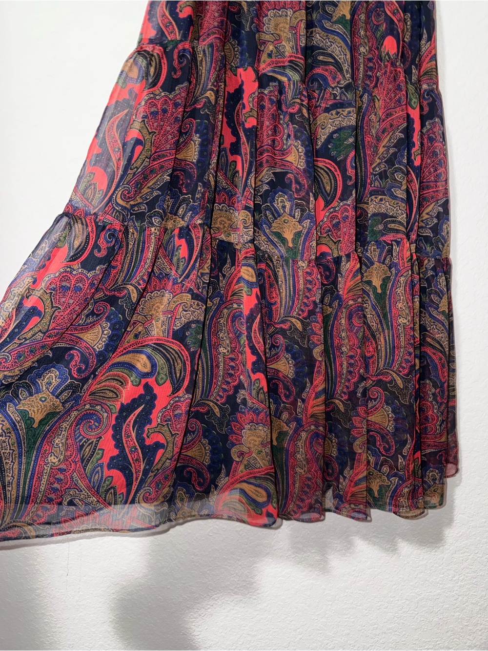 Lauren Ralph Lauren Paisley Tiered Maxi Skirt - Picture 4 of 7